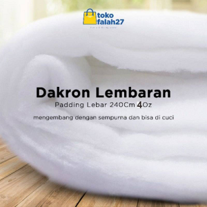 Dakron Lembaran Silikon/ padding Lebar 240 cm 4 oz (salin)