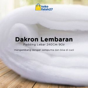 Dakron Lembaran Silikon/ padding Lebar 240 cm 9 oz
