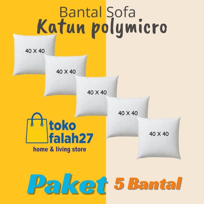 Bantal Sofa 40*40 5 pcs - Gambar 2