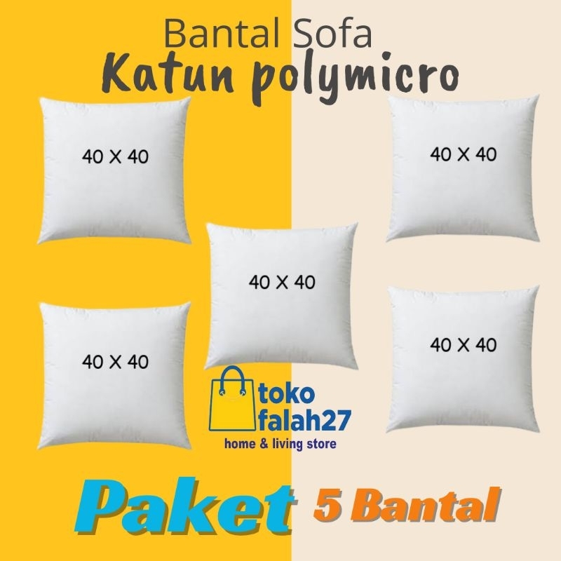 Bantal Sofa 40*40 5 pcs - Gambar 3