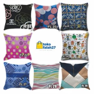 Obral paket bantal dan sarungnya size 40x40/bantal dan sarung bantal sofa
