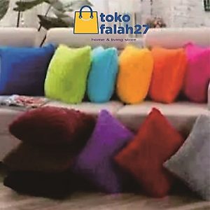 Bantal sofa bulu Rasfur size 40x40 cm